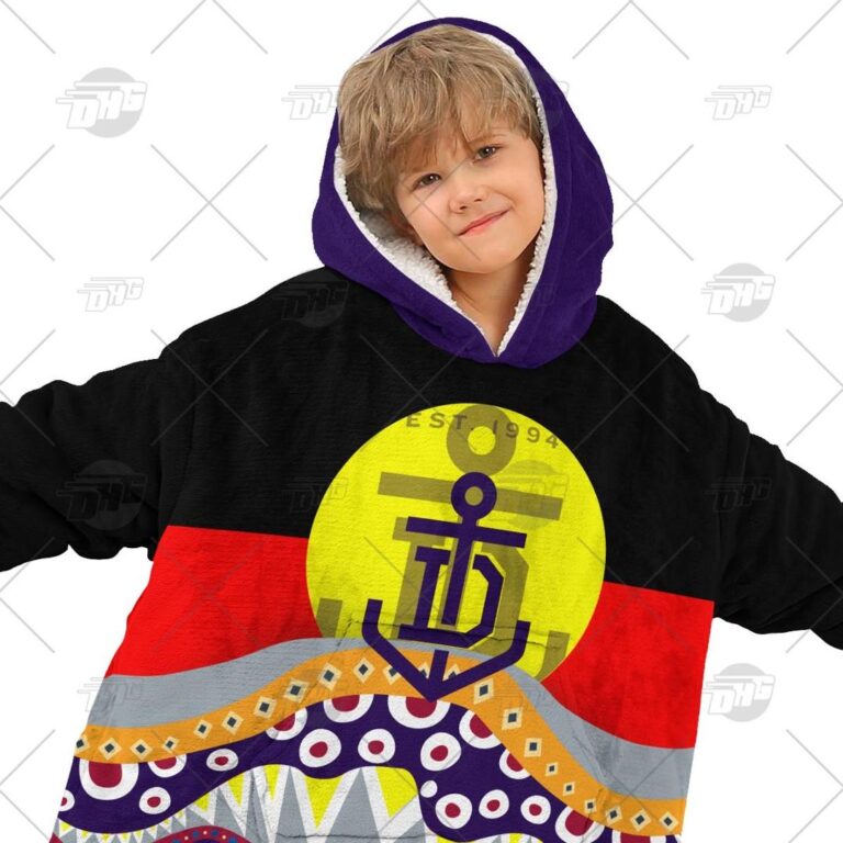 Australian Football League store - Loyal fans of Fremantle Football Club's Unisex Oodie,Kid Oodie:vintage Australian Football League suit,uniform,apparel,shirts,merch,hoodie,jackets,shorts,sweatshirt,outfits,clothes