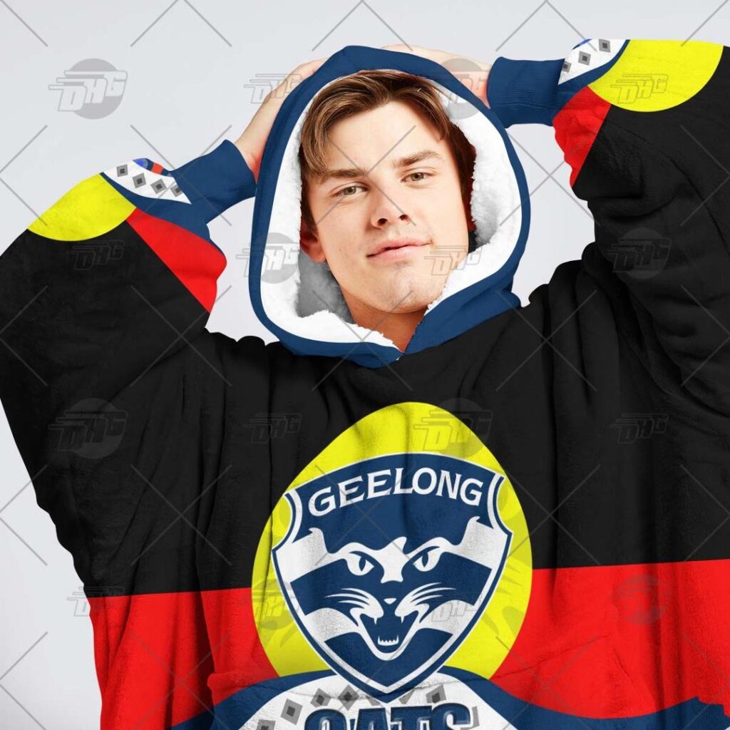 Australian Football League store - Loyal fans of Geelong Football Club's Unisex Oodie,Kid Oodie:vintage Australian Football League suit,uniform,apparel,shirts,merch,hoodie,jackets,shorts,sweatshirt,outfits,clothes