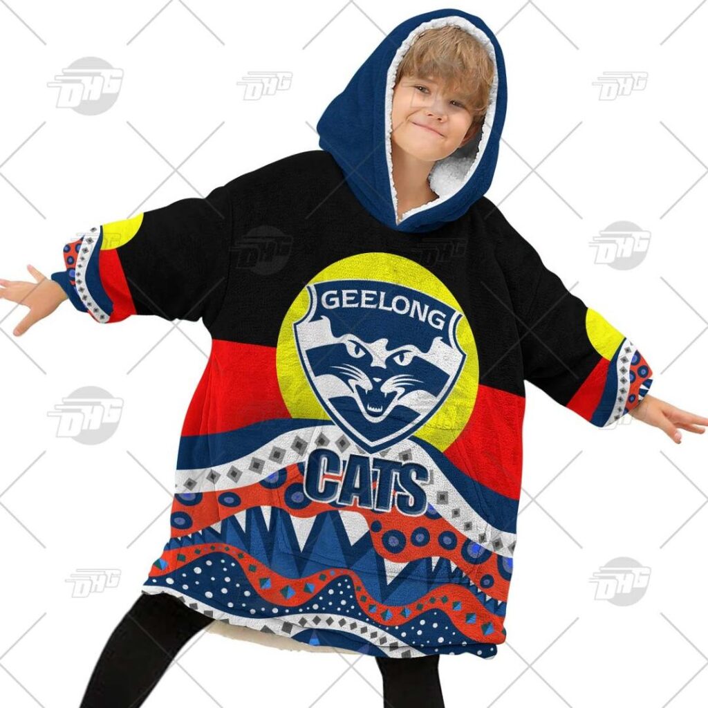 Australian Football League store - Loyal fans of Geelong Football Club's Unisex Oodie,Kid Oodie:vintage Australian Football League suit,uniform,apparel,shirts,merch,hoodie,jackets,shorts,sweatshirt,outfits,clothes