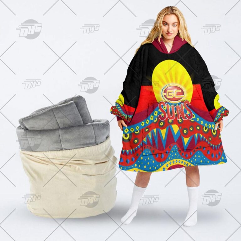 Australian Football League store - Loyal fans of Gold Coast Suns's Unisex Oodie,Kid Oodie:vintage Australian Football League suit,uniform,apparel,shirts,merch,hoodie,jackets,shorts,sweatshirt,outfits,clothes