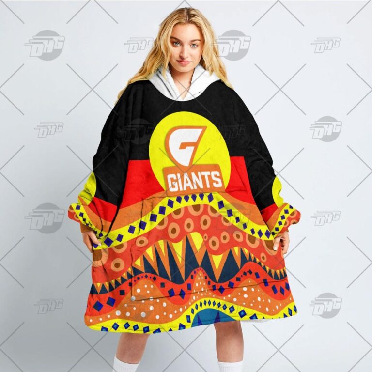 Australian Football League store - Loyal fans of Greater Western Sydney Giants's Unisex Oodie,Kid Oodie:vintage Australian Football League suit,uniform,apparel,shirts,merch,hoodie,jackets,shorts,sweatshirt,outfits,clothes
