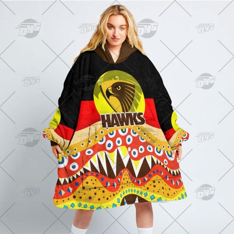 Australian Football League store - Loyal fans of Hawthorn Football Club's Unisex Oodie,Kid Oodie:vintage Australian Football League suit,uniform,apparel,shirts,merch,hoodie,jackets,shorts,sweatshirt,outfits,clothes