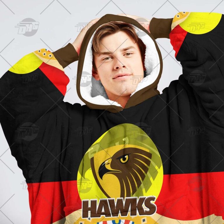 Australian Football League store - Loyal fans of Hawthorn Football Club's Unisex Oodie,Kid Oodie:vintage Australian Football League suit,uniform,apparel,shirts,merch,hoodie,jackets,shorts,sweatshirt,outfits,clothes