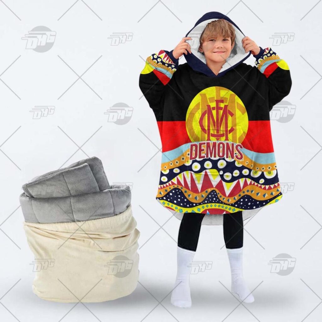 Australian Football League store - Loyal fans of Melbourne Football Club's Unisex Oodie,Kid Oodie:vintage Australian Football League suit,uniform,apparel,shirts,merch,hoodie,jackets,shorts,sweatshirt,outfits,clothes