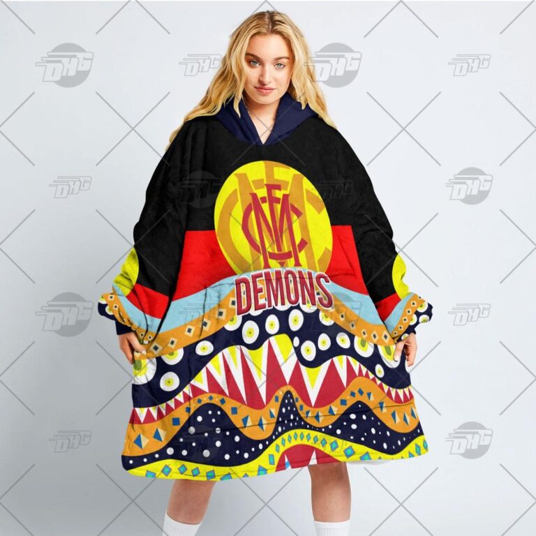 Australian Football League store - Loyal fans of Melbourne Football Club's Unisex Oodie,Kid Oodie:vintage Australian Football League suit,uniform,apparel,shirts,merch,hoodie,jackets,shorts,sweatshirt,outfits,clothes