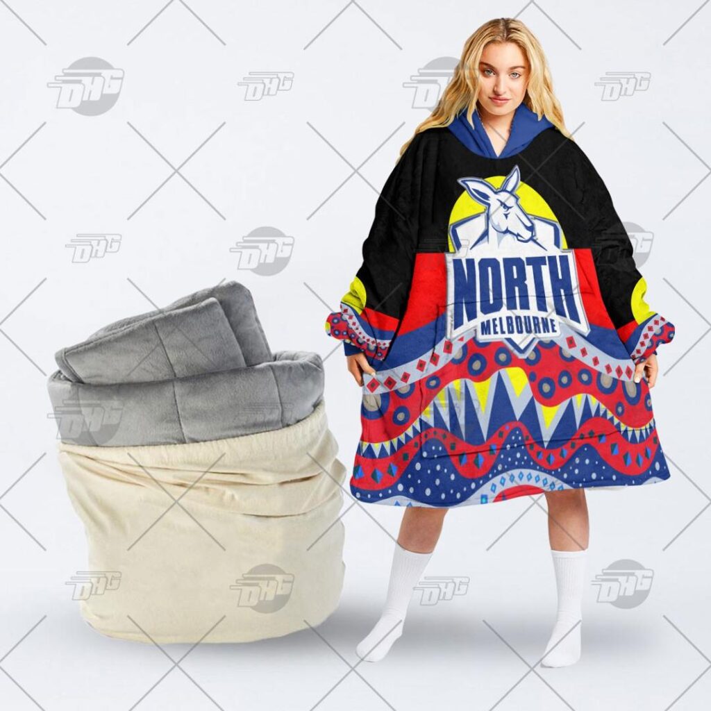 Australian Football League store - Loyal fans of North Melbourne Football Club's Unisex Oodie,Kid Oodie:vintage Australian Football League suit,uniform,apparel,shirts,merch,hoodie,jackets,shorts,sweatshirt,outfits,clothes