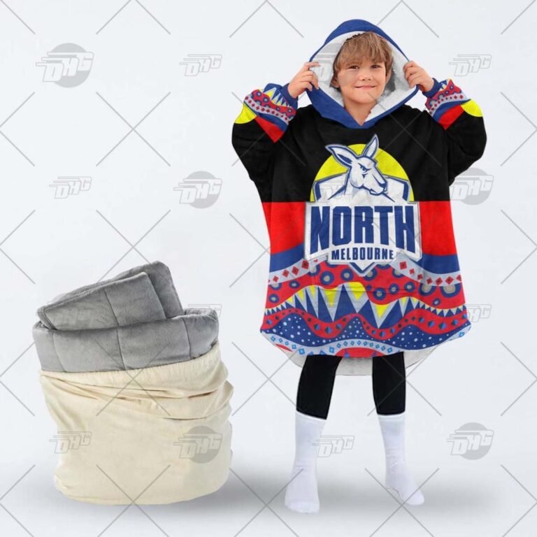 Australian Football League store - Loyal fans of North Melbourne Football Club's Unisex Oodie,Kid Oodie:vintage Australian Football League suit,uniform,apparel,shirts,merch,hoodie,jackets,shorts,sweatshirt,outfits,clothes