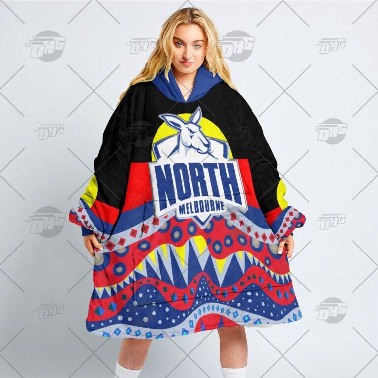 Australian Football League store - Loyal fans of North Melbourne Football Club's Unisex Oodie,Kid Oodie:vintage Australian Football League suit,uniform,apparel,shirts,merch,hoodie,jackets,shorts,sweatshirt,outfits,clothes