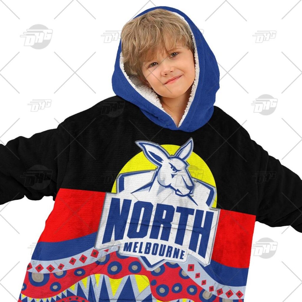 Australian Football League store - Loyal fans of North Melbourne Football Club's Unisex Oodie,Kid Oodie:vintage Australian Football League suit,uniform,apparel,shirts,merch,hoodie,jackets,shorts,sweatshirt,outfits,clothes