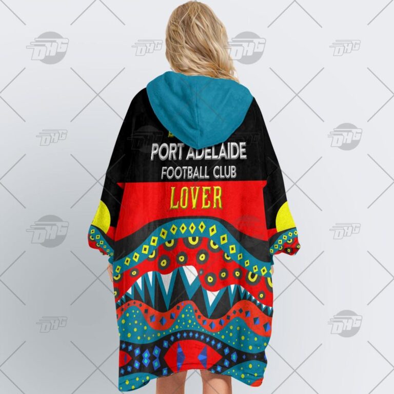 Australian Football League store - Loyal fans of Port Adelaide Football Club's Unisex Oodie,Kid Oodie:vintage Australian Football League suit,uniform,apparel,shirts,merch,hoodie,jackets,shorts,sweatshirt,outfits,clothes