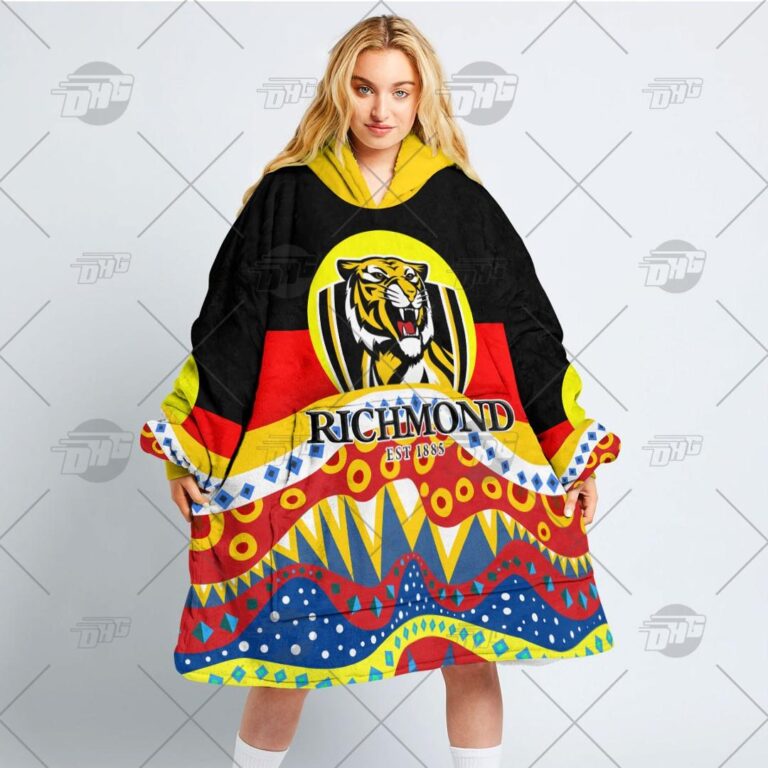 Australian Football League store - Loyal fans of Richmond Football Club's Unisex Oodie,Kid Oodie:vintage Australian Football League suit,uniform,apparel,shirts,merch,hoodie,jackets,shorts,sweatshirt,outfits,clothes