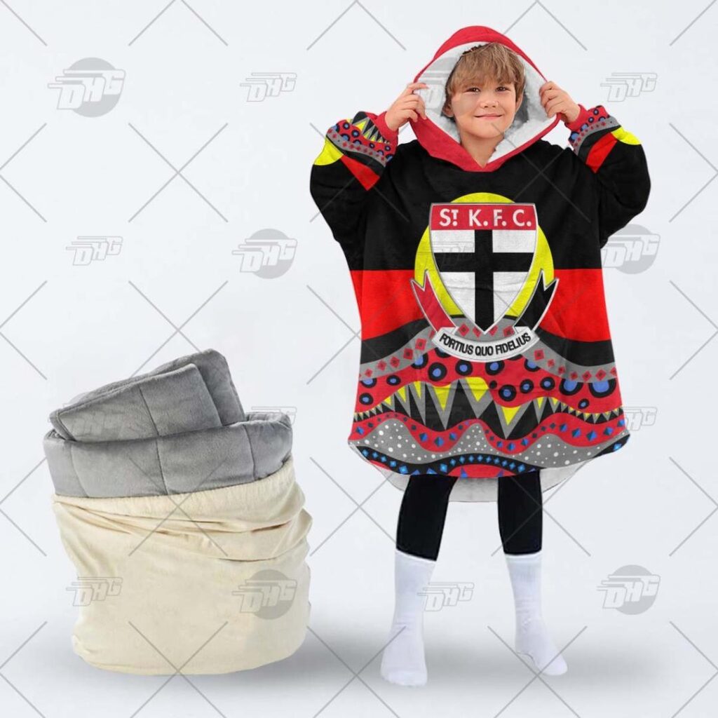 Australian Football League store - Loyal fans of St Kilda Football Club's Unisex Oodie,Kid Oodie:vintage Australian Football League suit,uniform,apparel,shirts,merch,hoodie,jackets,shorts,sweatshirt,outfits,clothes