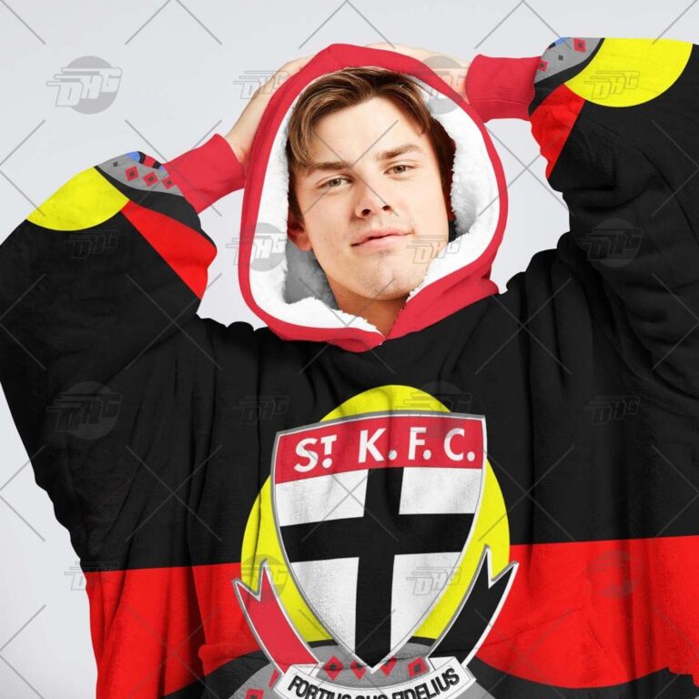 Australian Football League store - Loyal fans of St Kilda Football Club's Unisex Oodie,Kid Oodie:vintage Australian Football League suit,uniform,apparel,shirts,merch,hoodie,jackets,shorts,sweatshirt,outfits,clothes
