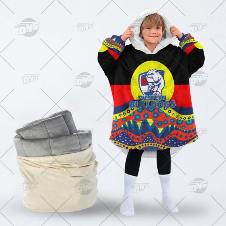 Australian Football League store - Loyal fans of Western Bulldogs's Unisex Oodie,Kid Oodie:vintage Australian Football League suit,uniform,apparel,shirts,merch,hoodie,jackets,shorts,sweatshirt,outfits,clothes