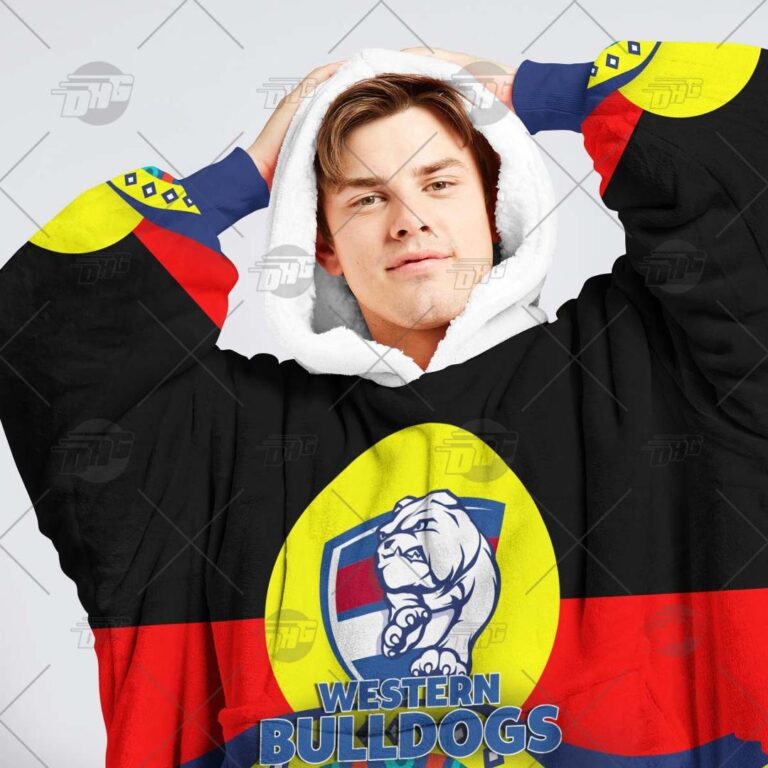 Australian Football League store - Loyal fans of Western Bulldogs's Unisex Oodie,Kid Oodie:vintage Australian Football League suit,uniform,apparel,shirts,merch,hoodie,jackets,shorts,sweatshirt,outfits,clothes