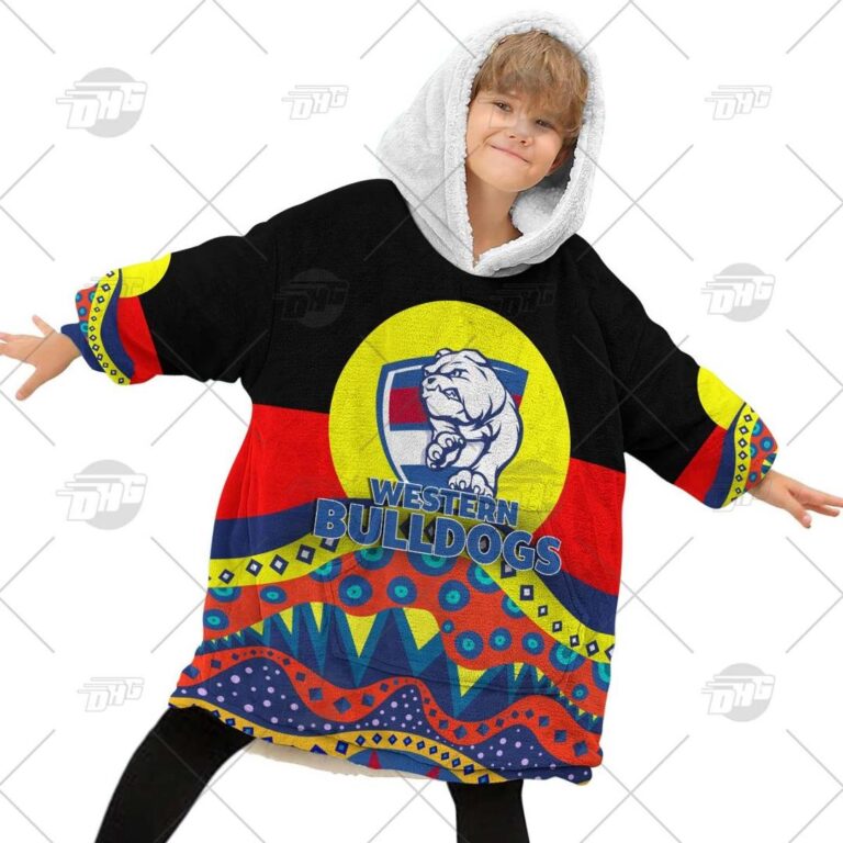 Australian Football League store - Loyal fans of Western Bulldogs's Unisex Oodie,Kid Oodie:vintage Australian Football League suit,uniform,apparel,shirts,merch,hoodie,jackets,shorts,sweatshirt,outfits,clothes