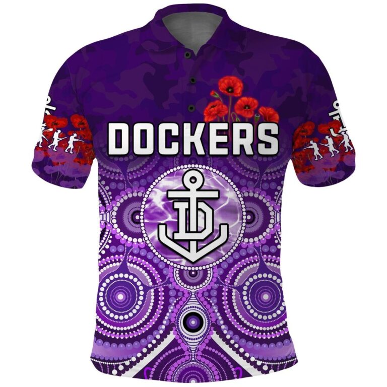 Australian Football League store - Loyal fans of Fremantle Dockers's Unisex Polo Shirt:vintage Australian Football League suit,uniform,apparel,shirts,merch,hoodie,jackets,shorts,sweatshirt,outfits,clothes
