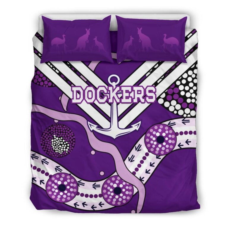 Australian Football League store - Loyal fans of Fremantle Football Club's Bedding Duvet Cover + 1/2 Pillow Cases:vintage Australian Football League suit,uniform,apparel,shirts,merch,hoodie,jackets,shorts,sweatshirt,outfits,clothes