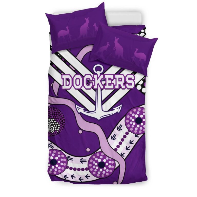 Australian Football League store - Loyal fans of Fremantle Football Club's Bedding Duvet Cover + 1/2 Pillow Cases:vintage Australian Football League suit,uniform,apparel,shirts,merch,hoodie,jackets,shorts,sweatshirt,outfits,clothes