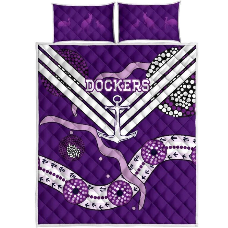 Australian Football League store - Loyal fans of Fremantle Football Club's Quilt + 1/2 Pillow Cases:vintage Australian Football League suit,uniform,apparel,shirts,merch,hoodie,jackets,shorts,sweatshirt,outfits,clothes