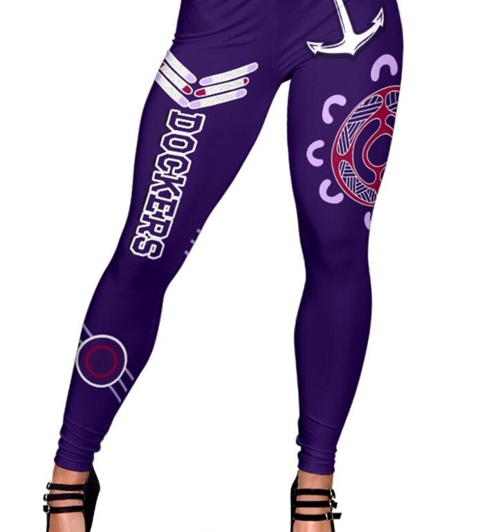 Australian Football League store - Loyal fans of Fremantle Dockers's Leggings:vintage Australian Football League suit,uniform,apparel,shirts,merch,hoodie,jackets,shorts,sweatshirt,outfits,clothes