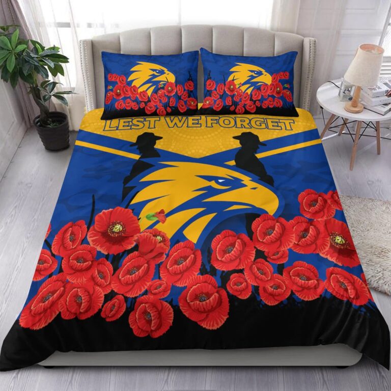 Australian Football League store - Loyal fans of West Coast Eagles's Bedding Duvet Cover + 1/2 Pillow Cases:vintage Australian Football League suit,uniform,apparel,shirts,merch,hoodie,jackets,shorts,sweatshirt,outfits,clothes