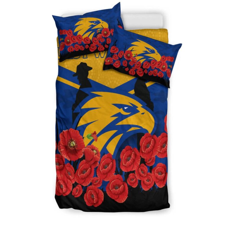Australian Football League store - Loyal fans of West Coast Eagles's Bedding Duvet Cover + 1/2 Pillow Cases:vintage Australian Football League suit,uniform,apparel,shirts,merch,hoodie,jackets,shorts,sweatshirt,outfits,clothes