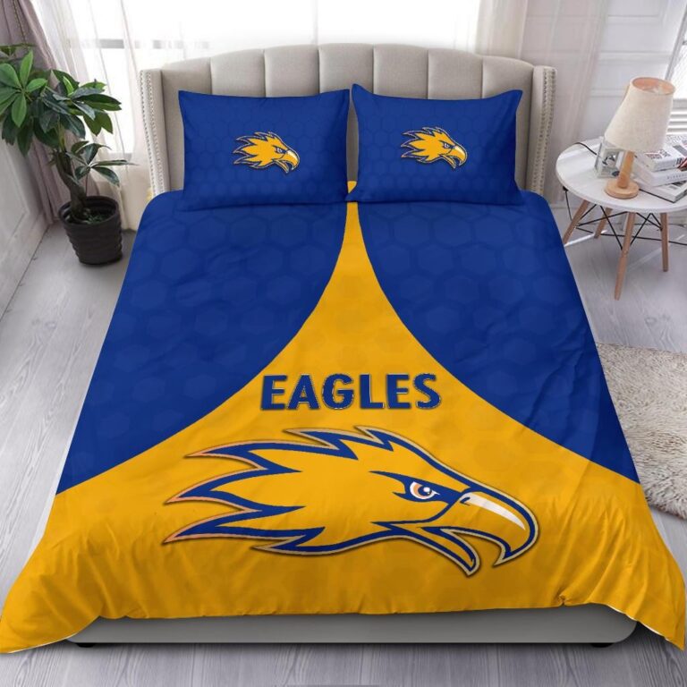 Australian Football League store - Loyal fans of West Coast Eagles's Bedding Duvet Cover + 1/2 Pillow Cases:vintage Australian Football League suit,uniform,apparel,shirts,merch,hoodie,jackets,shorts,sweatshirt,outfits,clothes