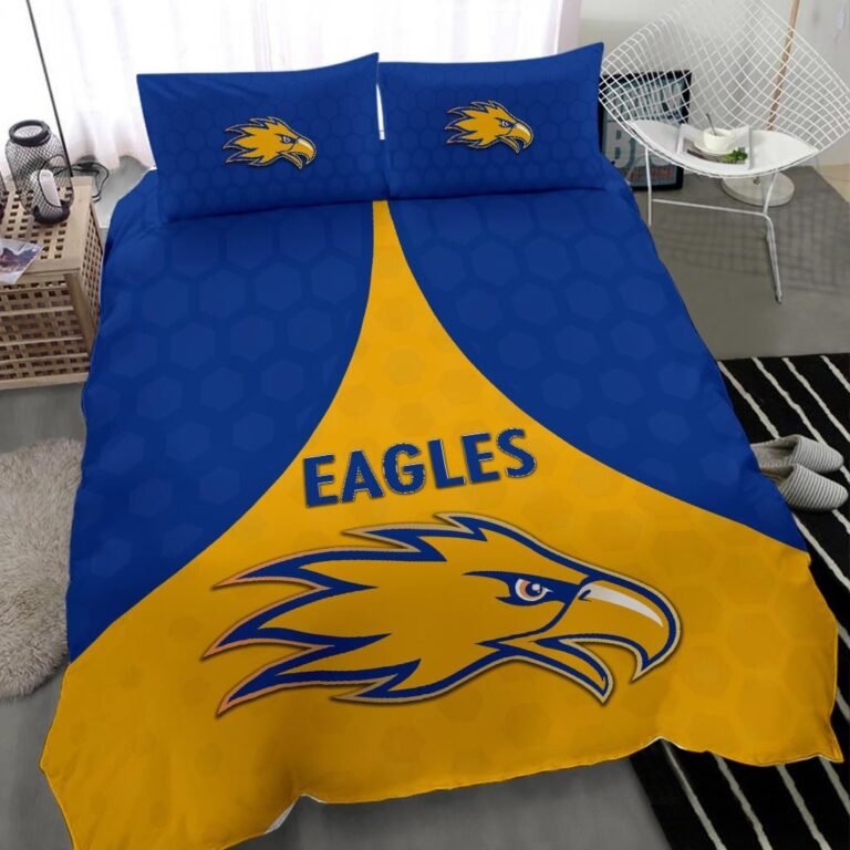 Australian Football League store - Loyal fans of West Coast Eagles's Bedding Duvet Cover + 1/2 Pillow Cases:vintage Australian Football League suit,uniform,apparel,shirts,merch,hoodie,jackets,shorts,sweatshirt,outfits,clothes