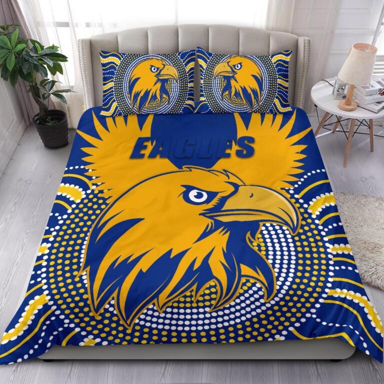 Australian Football League store - Loyal fans of West Coast Eagles's Bedding Duvet Cover + 1/2 Pillow Cases:vintage Australian Football League suit,uniform,apparel,shirts,merch,hoodie,jackets,shorts,sweatshirt,outfits,clothes