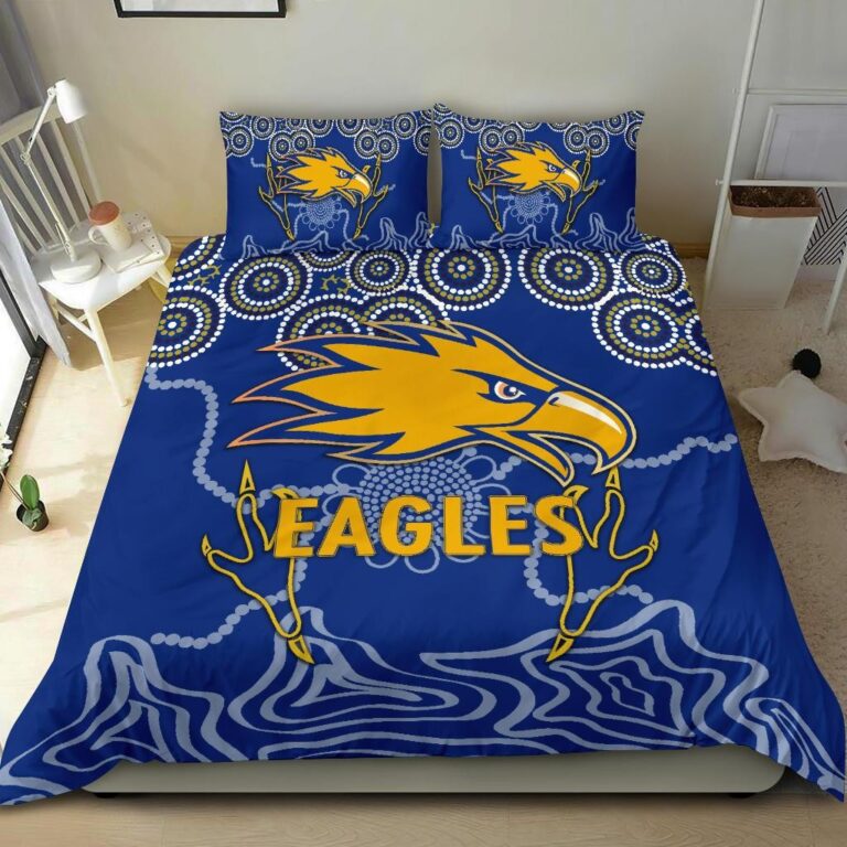 Australian Football League store - Loyal fans of West Coast Eagles's Bedding Duvet Cover + 1/2 Pillow Cases:vintage Australian Football League suit,uniform,apparel,shirts,merch,hoodie,jackets,shorts,sweatshirt,outfits,clothes