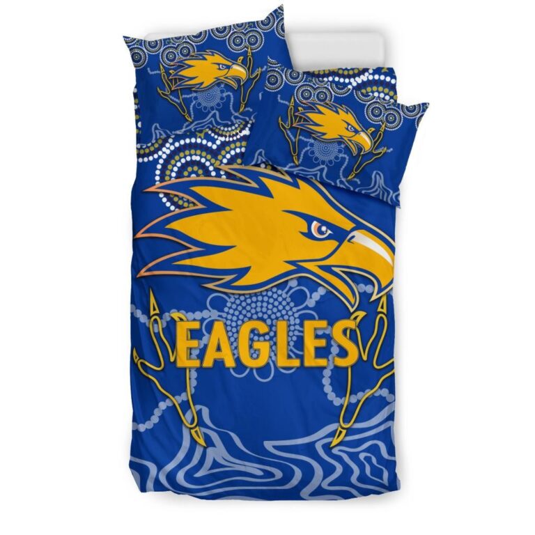 Australian Football League store - Loyal fans of West Coast Eagles's Bedding Duvet Cover + 1/2 Pillow Cases:vintage Australian Football League suit,uniform,apparel,shirts,merch,hoodie,jackets,shorts,sweatshirt,outfits,clothes