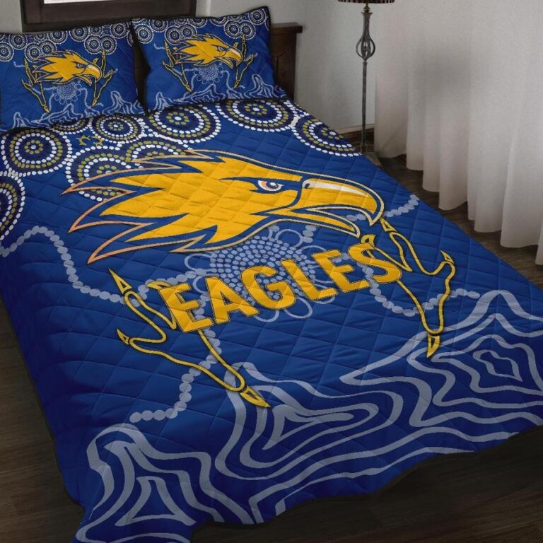 Australian Football League store - Loyal fans of West Coast Eagles's Quilt + 1/2 Pillow Cases:vintage Australian Football League suit,uniform,apparel,shirts,merch,hoodie,jackets,shorts,sweatshirt,outfits,clothes