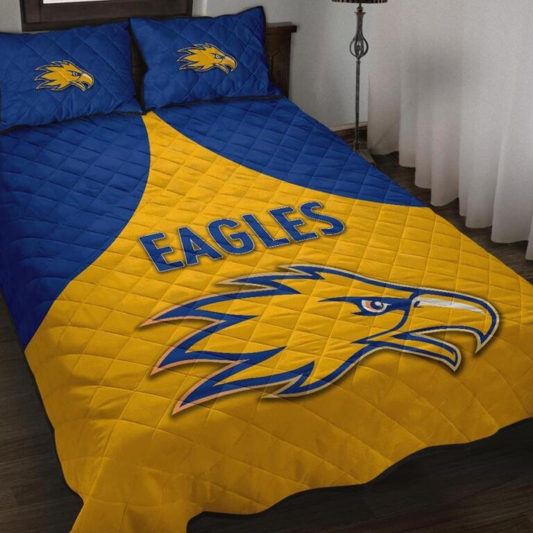 Australian Football League store - Loyal fans of West Coast Eagles's Quilt + 1/2 Pillow Cases:vintage Australian Football League suit,uniform,apparel,shirts,merch,hoodie,jackets,shorts,sweatshirt,outfits,clothes