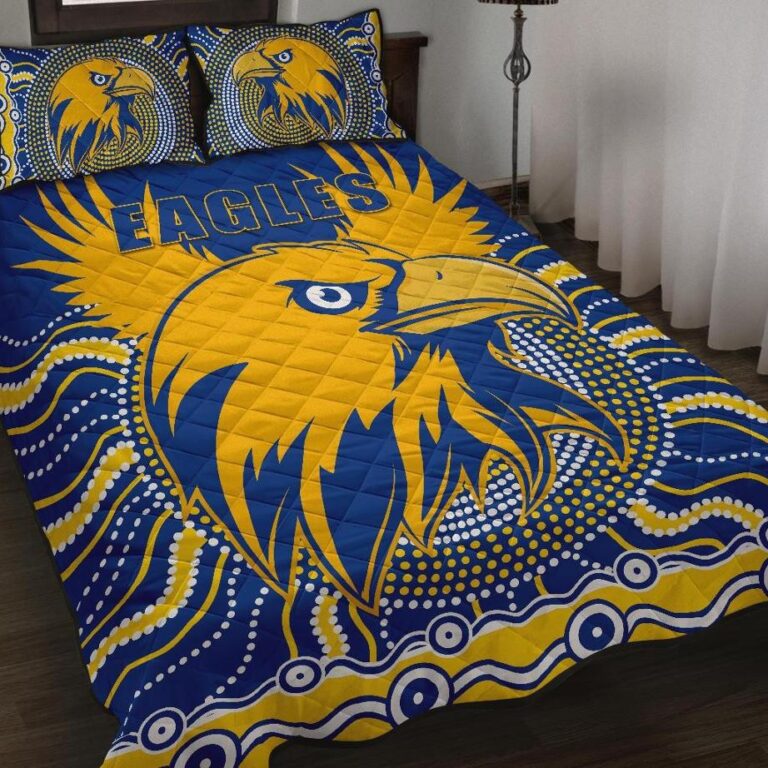 Australian Football League store - Loyal fans of West Coast Eagles's Quilt + 1/2 Pillow Cases:vintage Australian Football League suit,uniform,apparel,shirts,merch,hoodie,jackets,shorts,sweatshirt,outfits,clothes