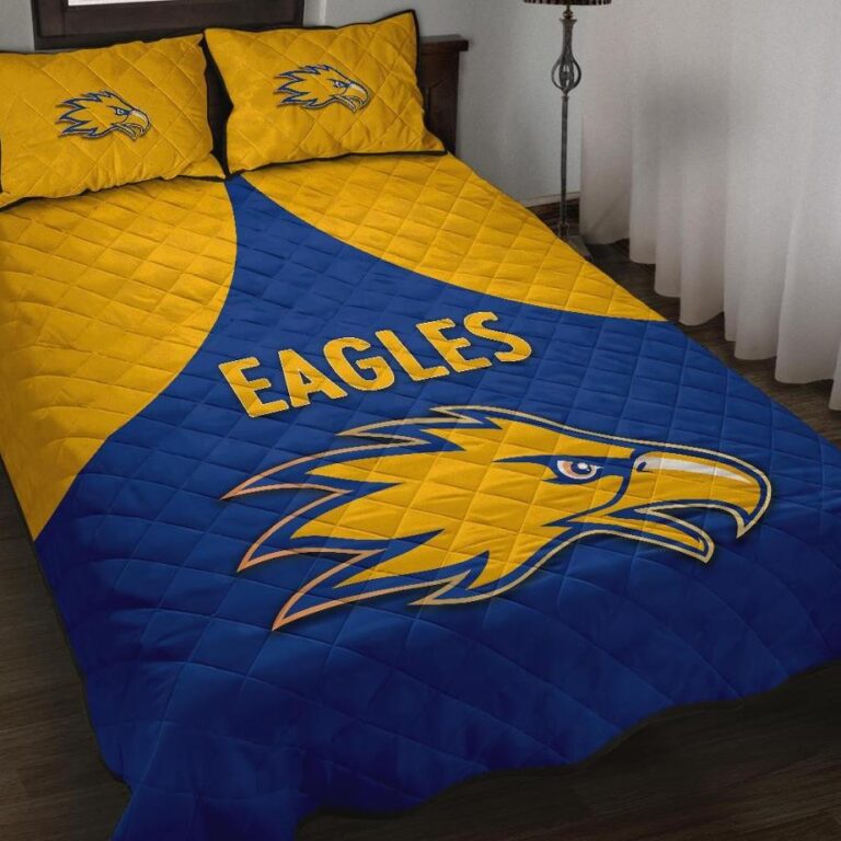 Australian Football League store - Loyal fans of West Coast Eagles's Quilt + 1/2 Pillow Cases:vintage Australian Football League suit,uniform,apparel,shirts,merch,hoodie,jackets,shorts,sweatshirt,outfits,clothes