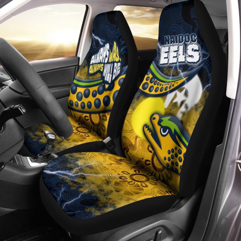Australian Football League store - Loyal fans of Port Adelaide Football Club's Set 2 Car Seat Cover:vintage Australian Football League suit,uniform,apparel,shirts,merch,hoodie,jackets,shorts,sweatshirt,outfits,clothes