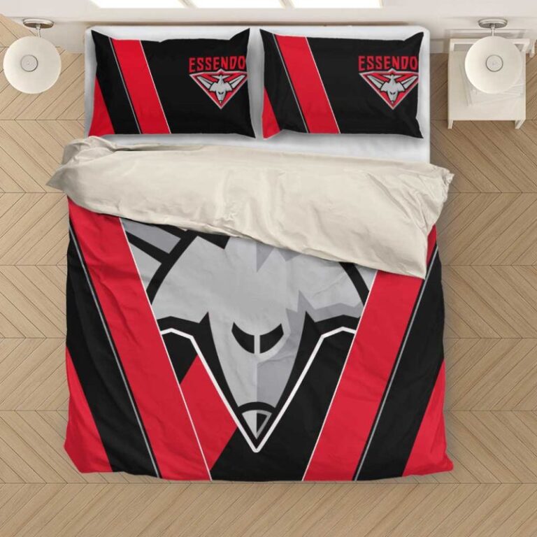 Australian Football League store - Loyal fans of Essendon Football Club's Bedding Duvet Cover + 1/2 Pillow Cases:vintage Australian Football League suit,uniform,apparel,shirts,merch,hoodie,jackets,shorts,sweatshirt,outfits,clothes