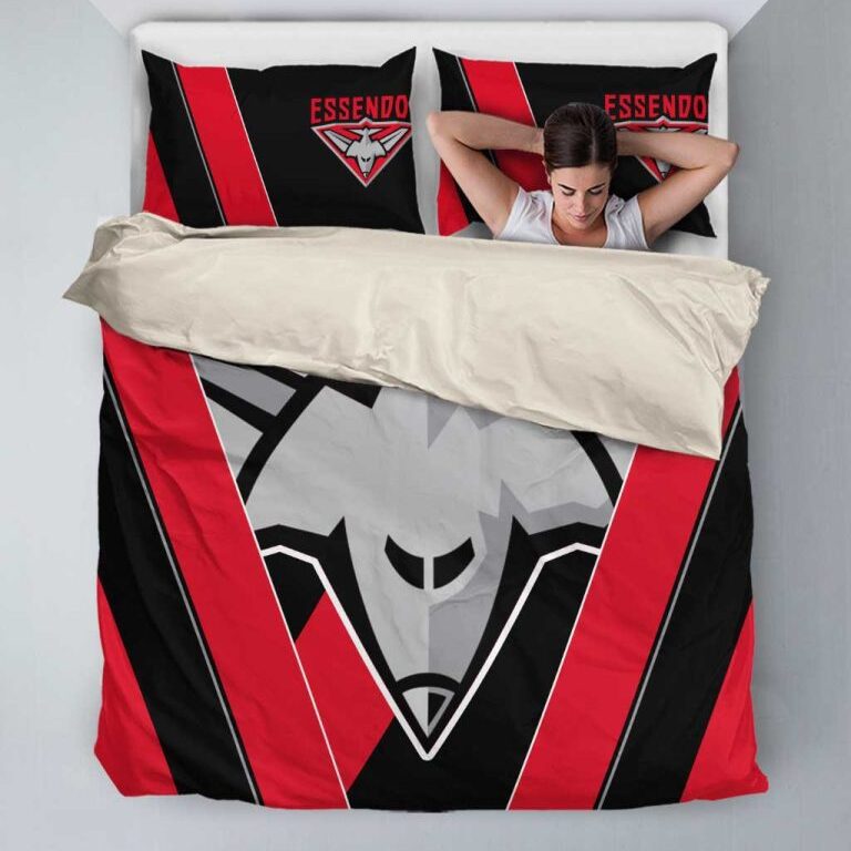 Australian Football League store - Loyal fans of Essendon Football Club's Bedding Duvet Cover + 1/2 Pillow Cases:vintage Australian Football League suit,uniform,apparel,shirts,merch,hoodie,jackets,shorts,sweatshirt,outfits,clothes