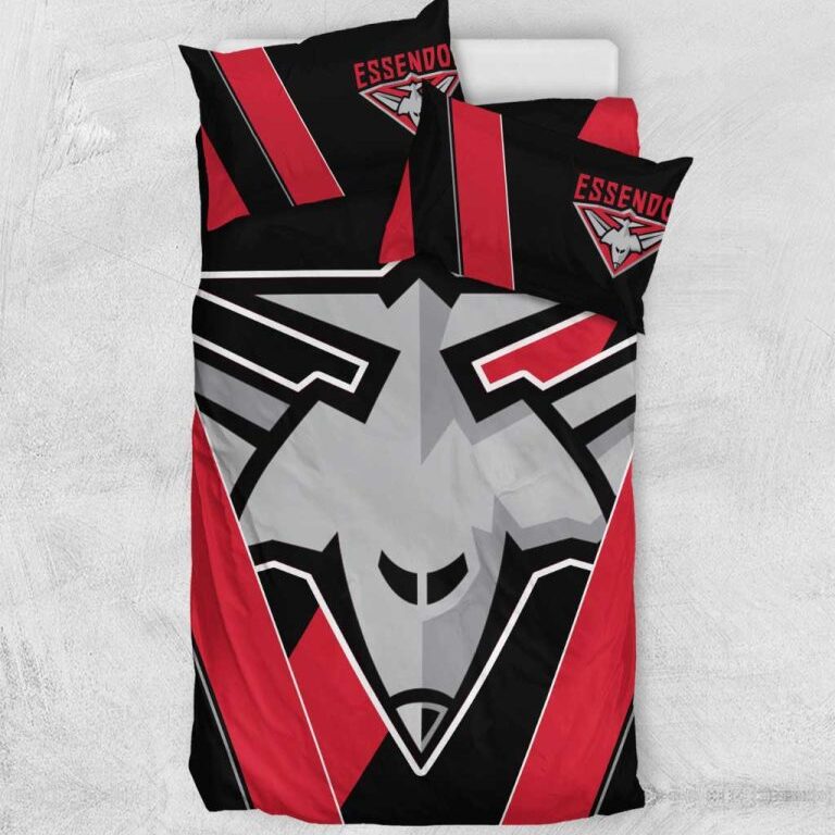 Australian Football League store - Loyal fans of Essendon Football Club's Bedding Duvet Cover + 1/2 Pillow Cases:vintage Australian Football League suit,uniform,apparel,shirts,merch,hoodie,jackets,shorts,sweatshirt,outfits,clothes