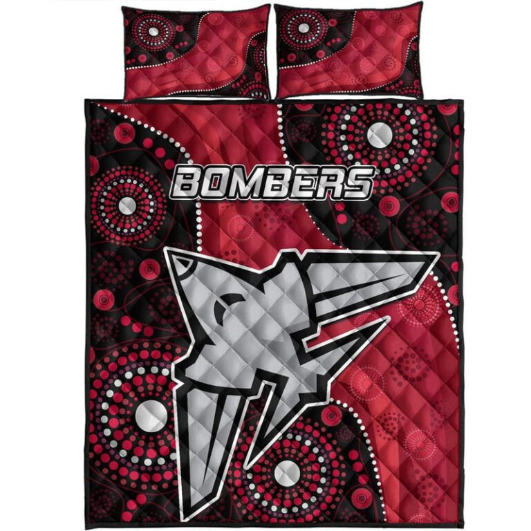 Australian Football League store - Loyal fans of Essendon Football Club's Quilt + 1/2 Pillow Cases:vintage Australian Football League suit,uniform,apparel,shirts,merch,hoodie,jackets,shorts,sweatshirt,outfits,clothes