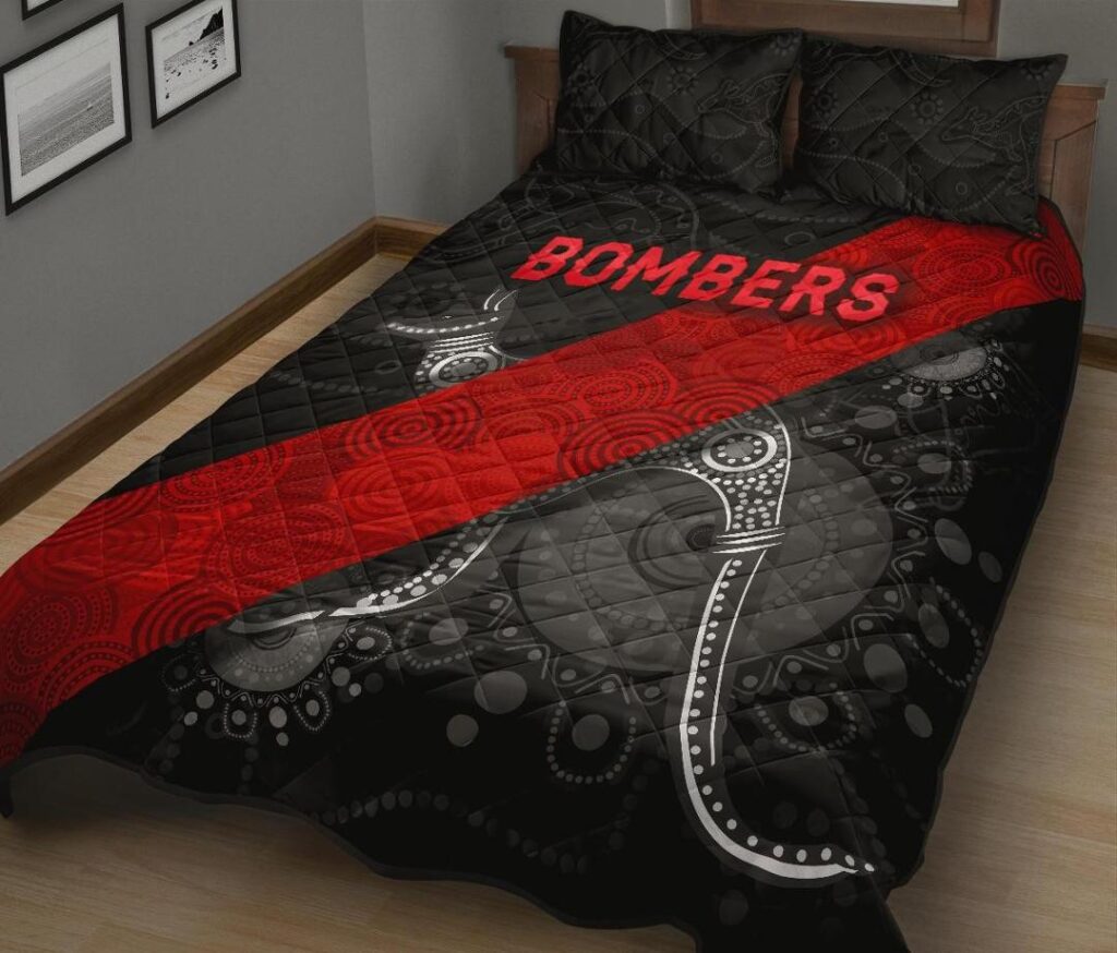 Australian Football League store - Loyal fans of Essendon Football Club's Quilt + 1/2 Pillow Cases:vintage Australian Football League suit,uniform,apparel,shirts,merch,hoodie,jackets,shorts,sweatshirt,outfits,clothes