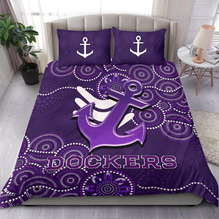Australian Football League store - Loyal fans of Fremantle Football Club's Bedding Duvet Cover + 1/2 Pillow Cases:vintage Australian Football League suit,uniform,apparel,shirts,merch,hoodie,jackets,shorts,sweatshirt,outfits,clothes