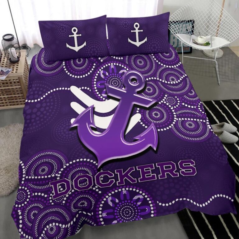 Australian Football League store - Loyal fans of Fremantle Football Club's Bedding Duvet Cover + 1/2 Pillow Cases:vintage Australian Football League suit,uniform,apparel,shirts,merch,hoodie,jackets,shorts,sweatshirt,outfits,clothes