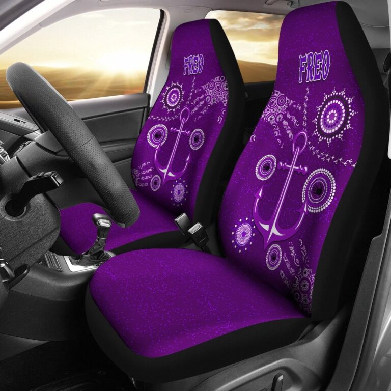 Australian Football League store - Loyal fans of Fremantle Football Club's Set 2 Car Seat Cover:vintage Australian Football League suit,uniform,apparel,shirts,merch,hoodie,jackets,shorts,sweatshirt,outfits,clothes
