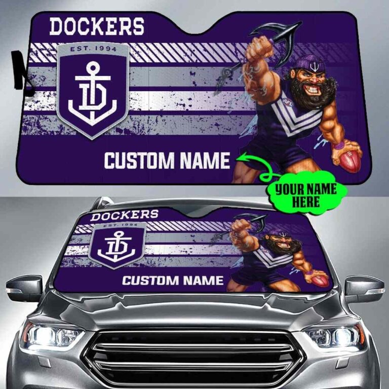 Australian Football League store - Loyal fans of Fremantle Dockers's Auto Sun Shades:vintage Australian Football League suit,uniform,apparel,shirts,merch,hoodie,jackets,shorts,sweatshirt,outfits,clothes
