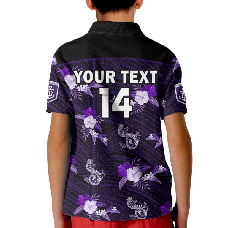 Australian Football League store - Loyal fans of Fremantle Dockers's Kid Polo Shirt:vintage Australian Football League suit,uniform,apparel,shirts,merch,hoodie,jackets,shorts,sweatshirt,outfits,clothes