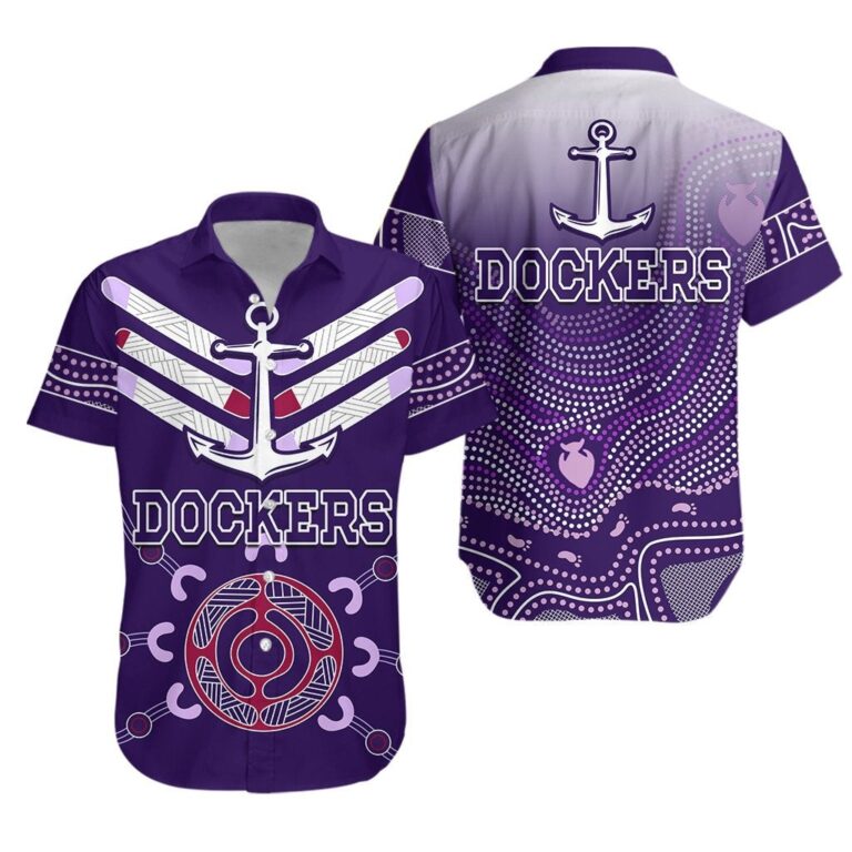 Australian Football League store - Loyal fans of Fremantle Dockers's Unisex Button Shirt,Kid Button Shirt:vintage Australian Football League suit,uniform,apparel,shirts,merch,hoodie,jackets,shorts,sweatshirt,outfits,clothes