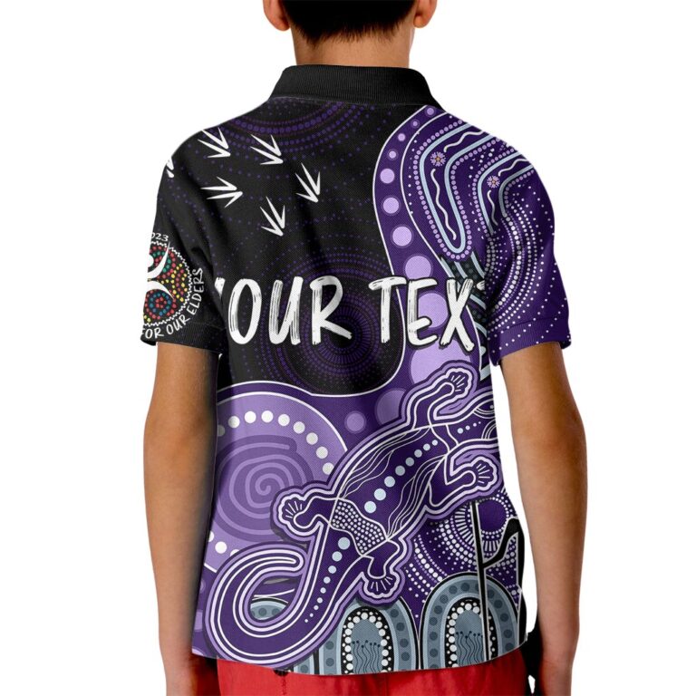 Australian Football League store - Loyal fans of Fremantle Dockers's Kid Polo Shirt:vintage Australian Football League suit,uniform,apparel,shirts,merch,hoodie,jackets,shorts,sweatshirt,outfits,clothes