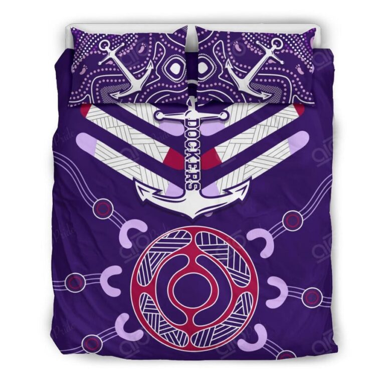 Australian Football League store - Loyal fans of Fremantle Football Club's Bedding Duvet Cover + 1/2 Pillow Cases:vintage Australian Football League suit,uniform,apparel,shirts,merch,hoodie,jackets,shorts,sweatshirt,outfits,clothes